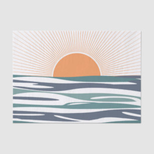 Papel De Seda Amanecer junto al mar