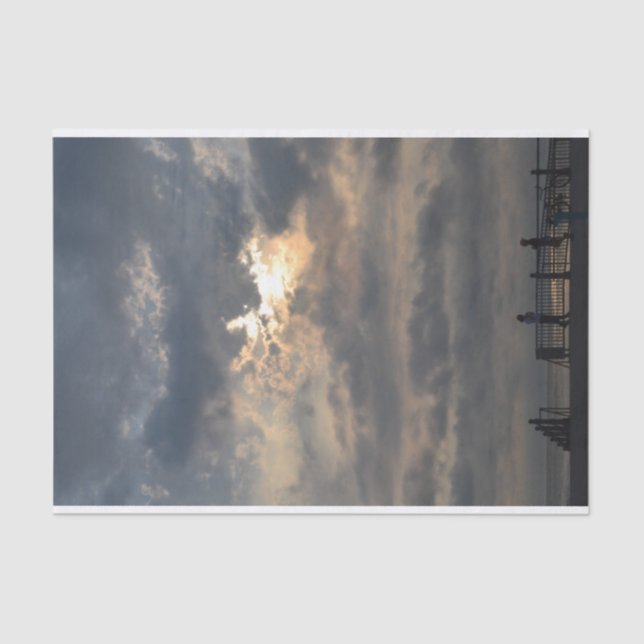 Papel De Seda Amanecer nublado por Shirley Taylor (Anverso)