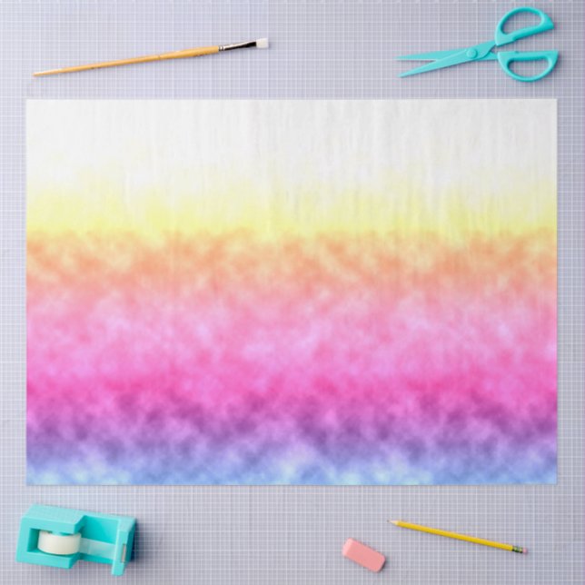 Papel De Seda Amanecer Prismático (Artesanía)