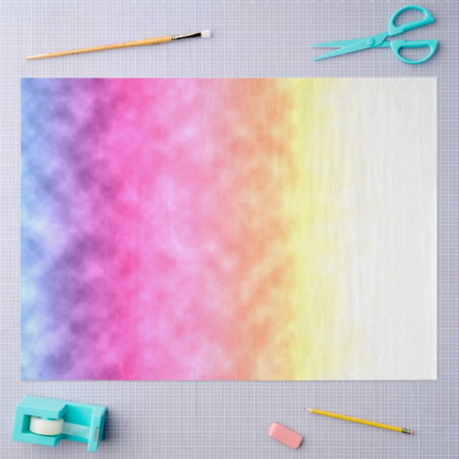 Papel De Seda Amanecer Prismático (Artesanía)