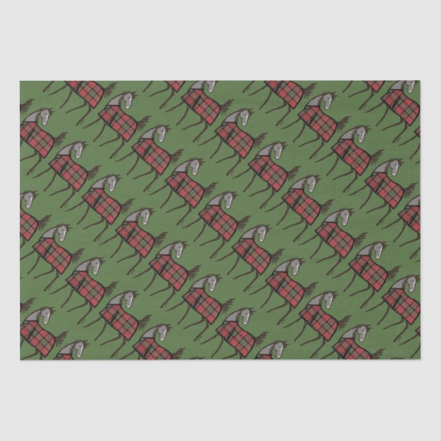 Papel De Seda Amante de caballos (Anverso)