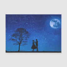 Amantes bajo una luna llena    