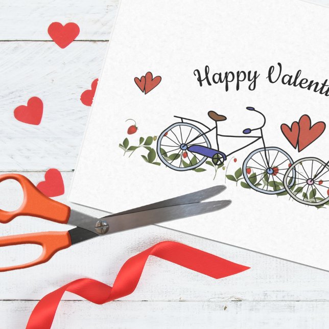 Papel De Seda Amantes de la bicicleta Valentine (Subido por el creador)
