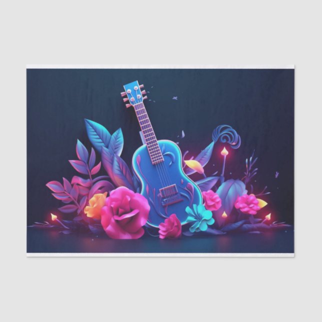 Papel De Seda Amantes de la música de Guay Decoupage (Anverso)