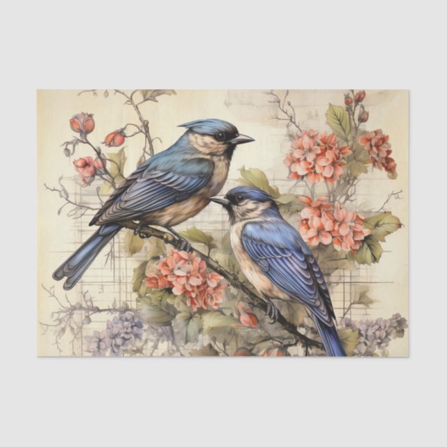 Papel De Seda Amantes de las flores de maíz (Anverso)