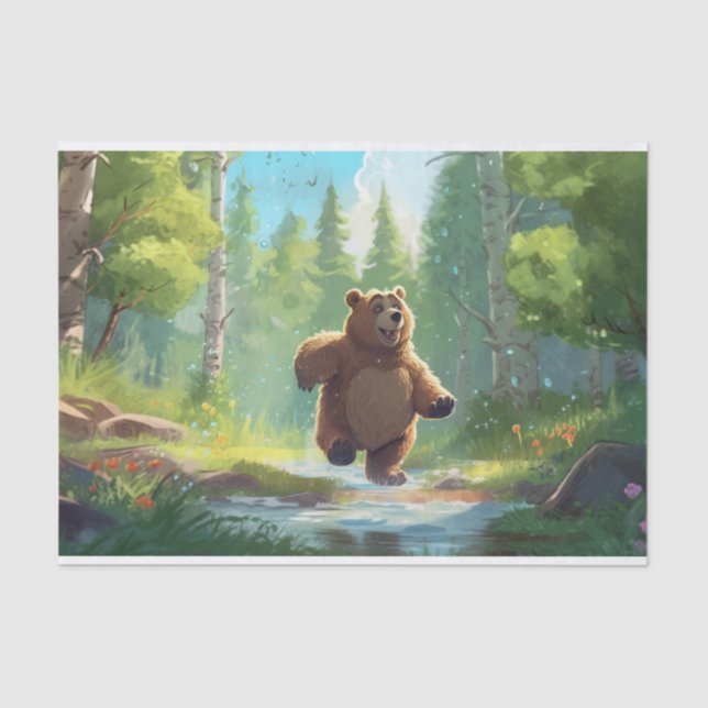 Papel De Seda Amantes de los niños de la Década Cuta (Anverso)
