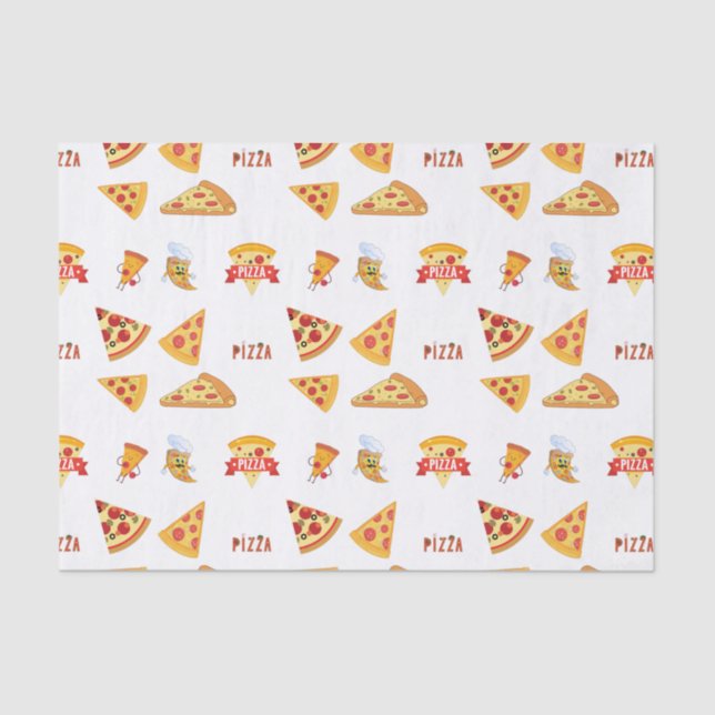 Papel De Seda Amantes de pizza de Guay Pizza Slices (Anverso)