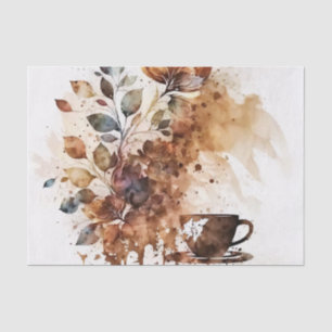 Papel De Seda Amantes del café artesanales en descomposición