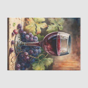 Papel De Seda Amantes del vino de la artesanía de la despensa