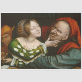 Papel De Seda Amantes Ill-Matched (por Quentin Massys)