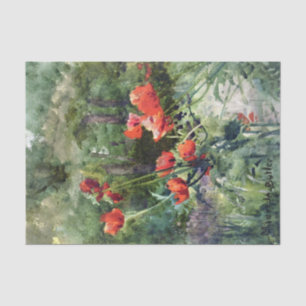 Papel De Seda Amapolas de jardín por Mildred Anne Butler