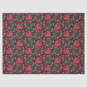 Papel De Seda Amapolas rojas