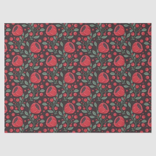 Papel De Seda Amapolas rojas (Anverso)