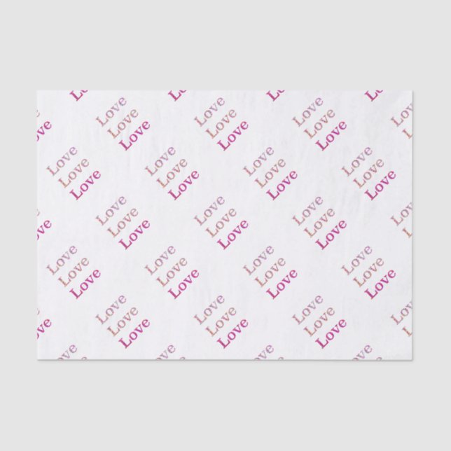 Papel De Seda Amar amor (Anverso)