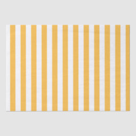 Papel De Seda Amarillo cálido, franjas blancas estrechas, elegan