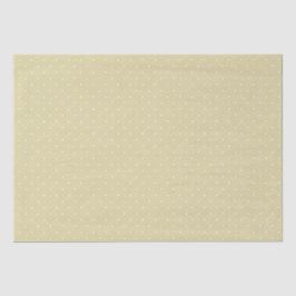 Papel De Seda Amarillo con puntos de polka blanco