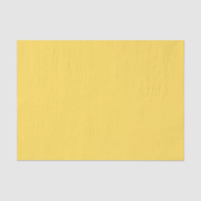 Papel De Seda Amarillo de mostaza sólido / oro (Anverso)