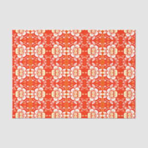 Papel De Seda Amarillo floral elegante del papel seda