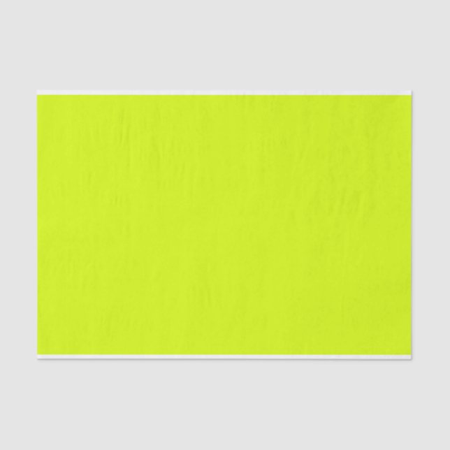 Papel De Seda Amarillo neón, Chartreuse de alta visibilidad (Anverso)