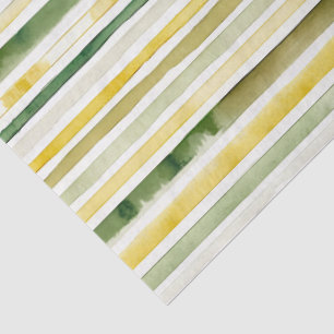 Papel De Seda Amarillo Sol & Raya Verde