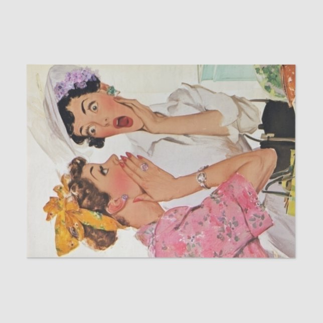 Papel De Seda Amas de Casa Chismosas Decoupage (Anverso)