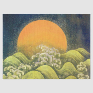 Papel De Seda AMATERASU, SUN GODDESS Yellow Black Green