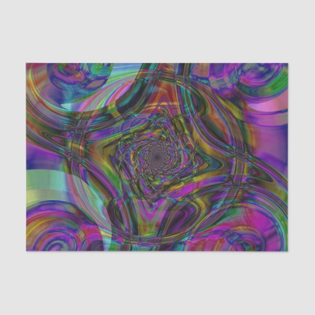 Papel De Seda Ámbito del arcoiris DOS (Anverso)