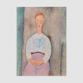 Papel De Seda Amedeo Modigliani - Chica con una blusa polka-dot