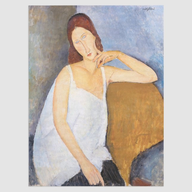 Papel De Seda Amedeo Modigliani - Jeanne Hebuterne (Subido por el creador)