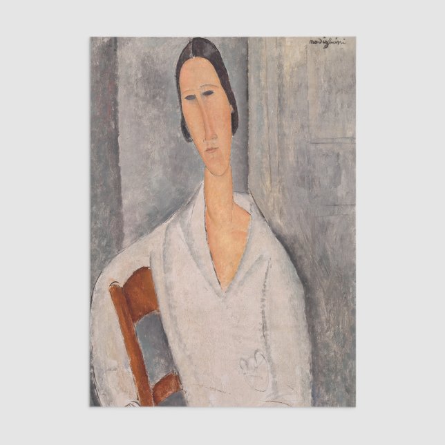 Papel De Seda Amedeo Modigliani - Madame Hanka Zborowska Leaning (Subido por el creador)