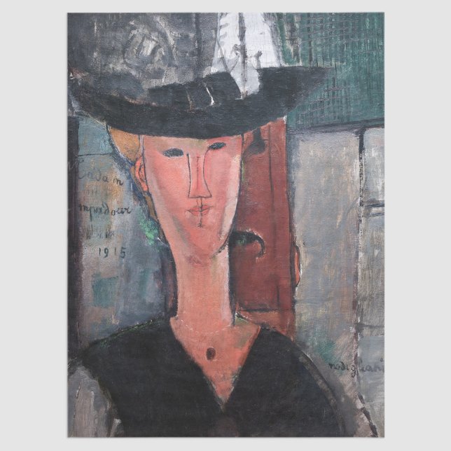 Papel De Seda Amedeo Modigliani - Madame Pompadour (Subido por el creador)