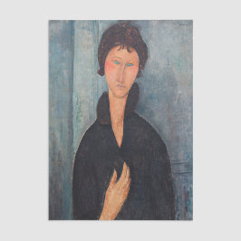 Papel De Seda Amedeo Modigliani - Mujer con ojos azules