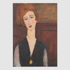 Papel De Seda Amedeo Modigliani - Retrato de una mujer