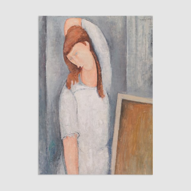 Papel De Seda Amedeo Modigliani - Retrato Jeanne Hebuterne #1 (Subido por el creador)