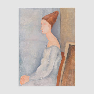 Papel De Seda Amedeo Modigliani - Retrato Jeanne Hebuterne #3
