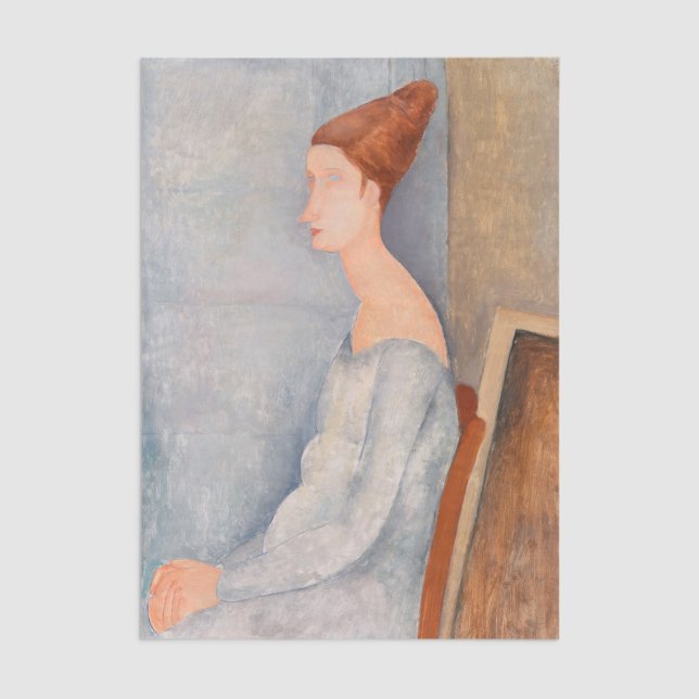 Papel De Seda Amedeo Modigliani - Retrato Jeanne Hebuterne #3 (Subido por el creador)