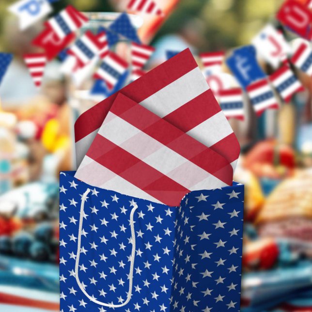 Papel De Seda Americana Red And White Stripes (Subido por el creador)