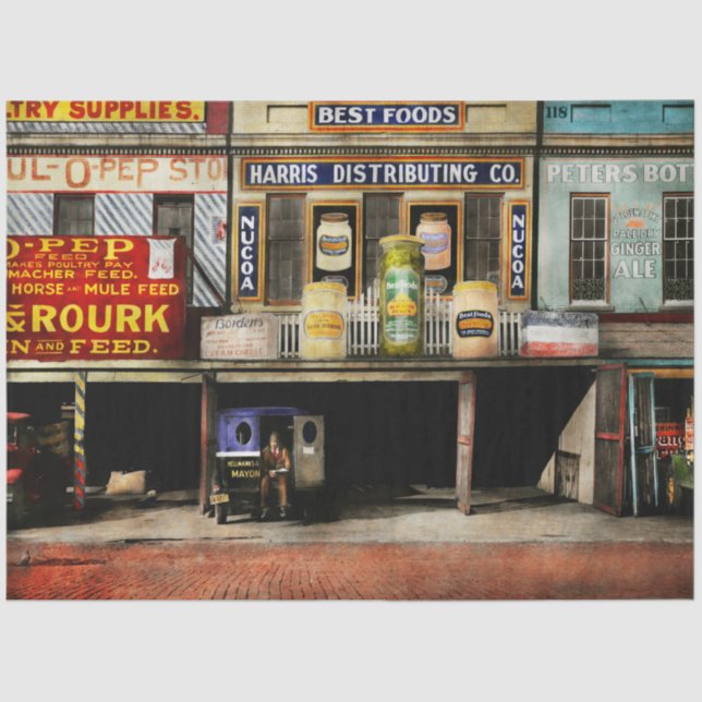 Papel De Seda Americana - Rótulos - Tiempo de alimentación 1936 (Anverso)