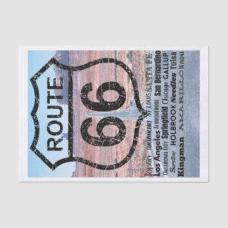 Papel de seda americano Ruta 66