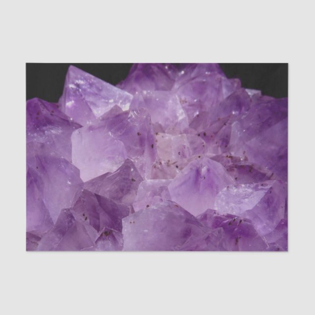Papel De Seda Amethyst Raw Stones (Anverso)
