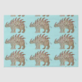 Papel De Seda Amigable Dinosaurio