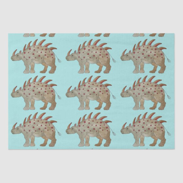 Papel De Seda Amigable Dinosaurio (Anverso)