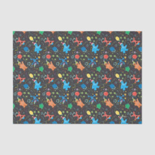 Papel De Seda Amigos de Sesame Street Pizarra Arcoíris