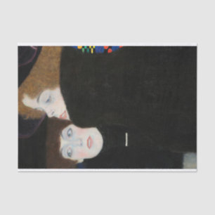 Papel De Seda Amigos I, Las Hermanas por Gustav Klimt
