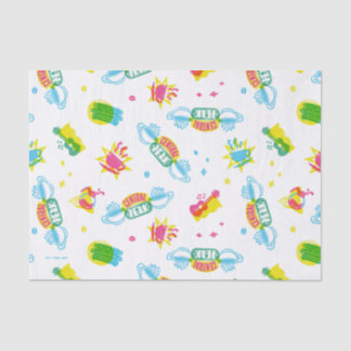 Papel De Seda AMIGOS™ | Patrón de Neón de Perk Central