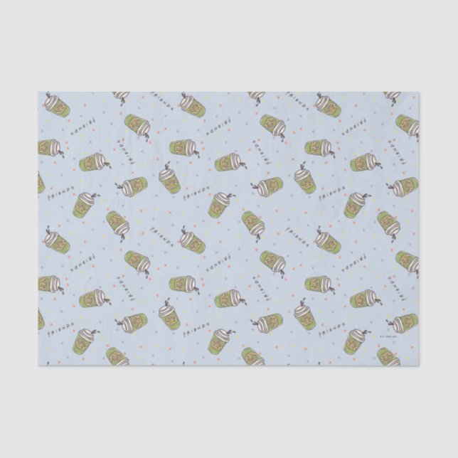 Papel De Seda AMIGOS™ | Patrón de puntos centrales de polka (Anverso)