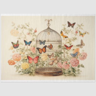 Papel De Seda Amigos vacilantes: desenlace de la jaula de aves