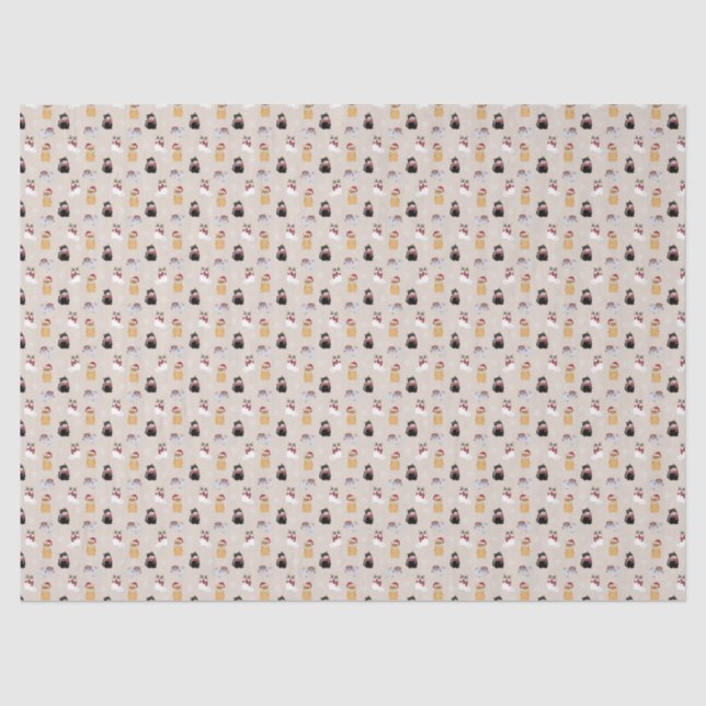 Papel De Seda Amo a mis gatos (Anverso)