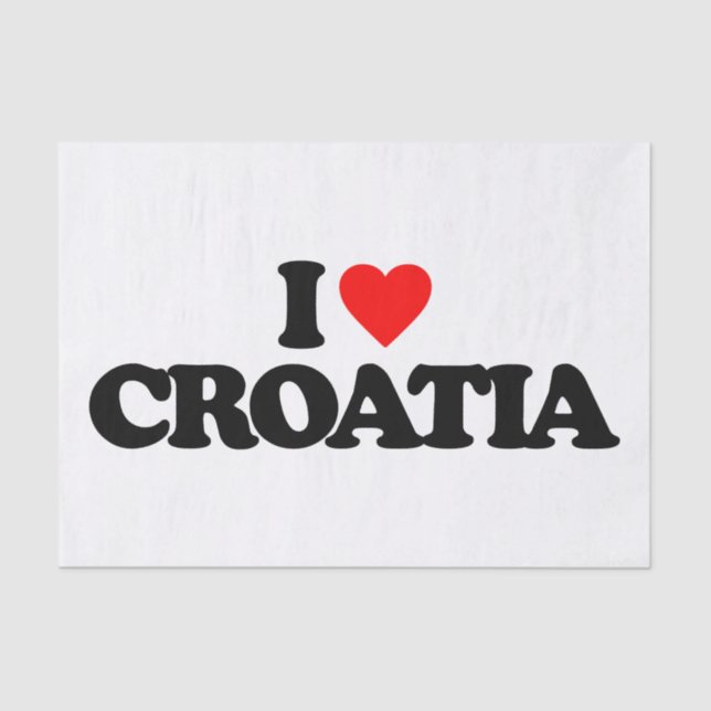 PAPEL DE SEDA AMO CROACIA (Anverso)