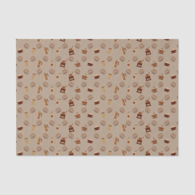 Papel De Seda Amo el café (Anverso)